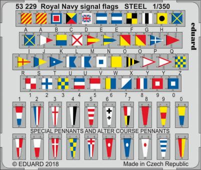 Royal Navy Signalflaggen (Stahl) 