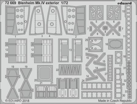 Blenheim Mk.IV Außendetails 