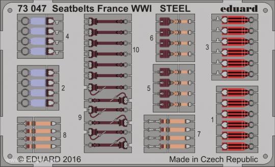 Seatbelts France WWI STEEL 