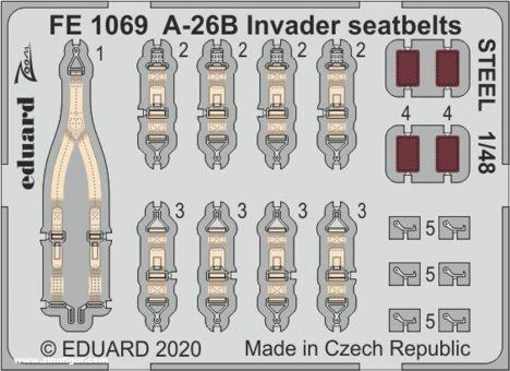 A-26B Invader Gurte (Stahl) 