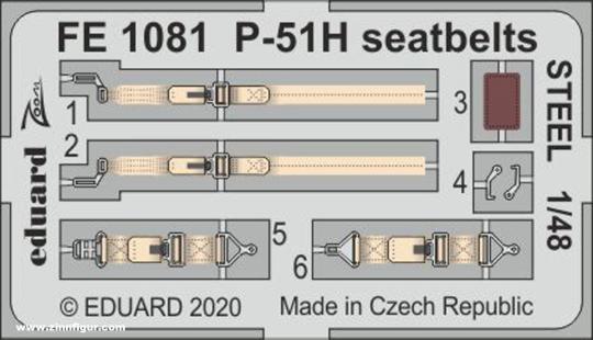 P-51H Seatbelts STEEL 