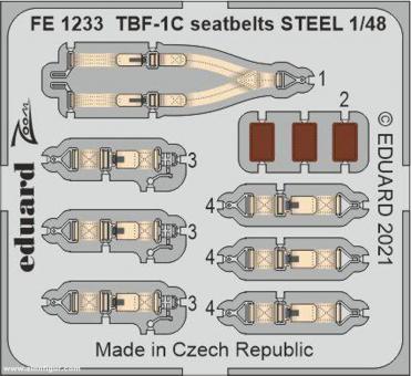 TBF-1C Seatbelts STEEL 