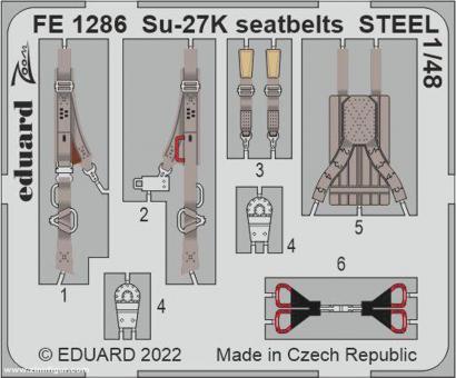 Su-27K Seatbelts STEEL 