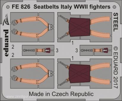 Italienische Jagdflugzeug Gurte WWII (Stahl) - ZOOM 