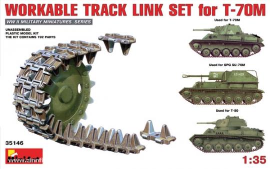 Bewegliche Ketten für T-70 Panzer 