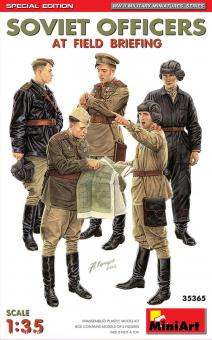 Sovet Officers at Field Briefing 