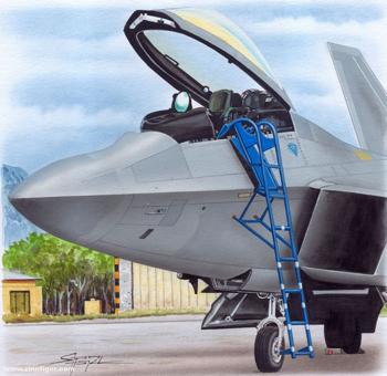 Échelle pour F-22 