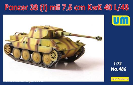 Panzer 38(t) mit 7,5cm KwK 40L/48 Gun 