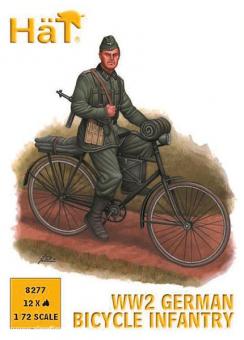 Deutsche Infanterie mit Fahrrädern 2. Weltkrieg 
