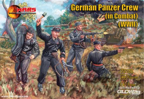 Deutsche Panzersoldaten im Gefecht 