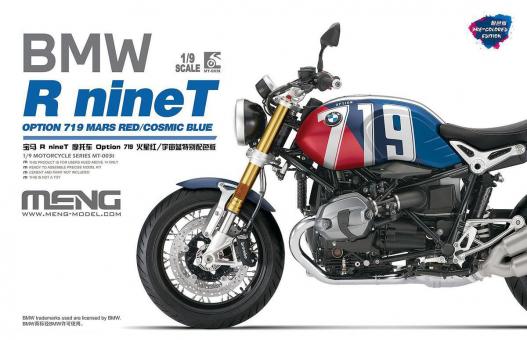 BMW R nineT Option 719 Mars Red / Cosmic Blue - Pre-colored Edition 