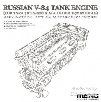 Russischer V-84 Motor für T-72 