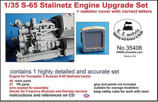 Stalinetz Motor Upgrade Set mit Kühlerabdeckung 