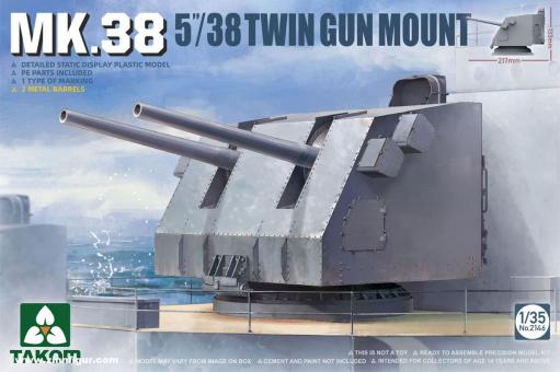MK.38 5''/38 Zwillings-Geschützturm 