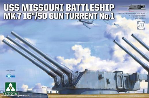 USS Missouri Mk.7 16''/50 Geschützturm No.1 