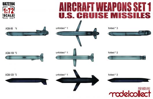 Flugzeugwaffen Set 1 - Cruise Missiles 