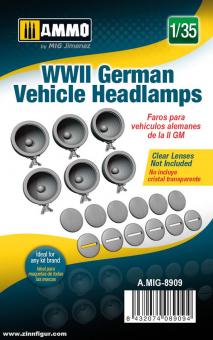 WWII German Vehicle Headlamps 