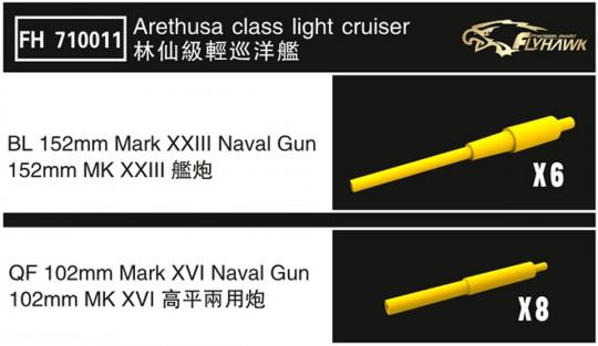 Gun Barrels for HMS Aurora/Chung King 