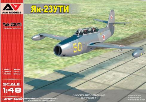 Yakovlev Yak-23UTI Schulflugzeug 