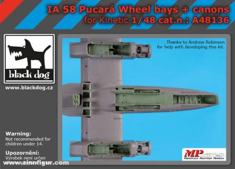 IA-58 Pucara Canon & Wheel Bays 