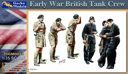 Britische Panzersoldaten - Früh im 2. Weltkrieg 