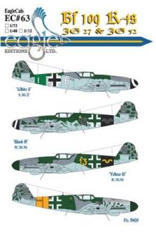 Bf 109K-4 "JG27 & JG52" Decals 