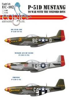 P-51D Mustang "To War with the Yoxford Boys" Decals 