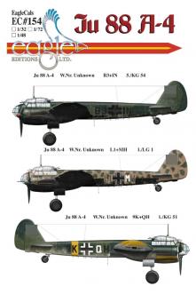 Ju 88A-4 Decals 