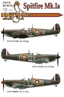 Spitfire Mk.Ia Decals 