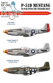 P-51D Mustang "To War with the Yoxford Boys" Decals 