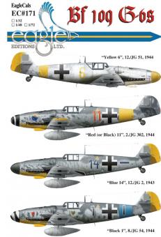 Bf 109G6 Decals 