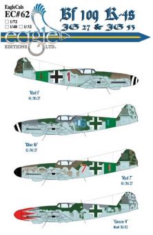 Bf 109K-4 "JG27 & JG53" Decals 