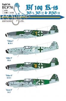 Bf 109K-4 "JG3, JG27 & NJG11" Decals 