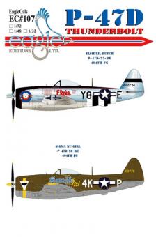 P-47D Thunderbolts Décals 