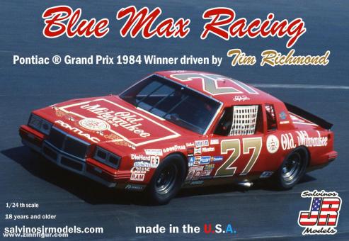 "Tim Richmond" Blue Max Racing 1984 