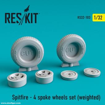 Roues Spitfire 4 rayons 
