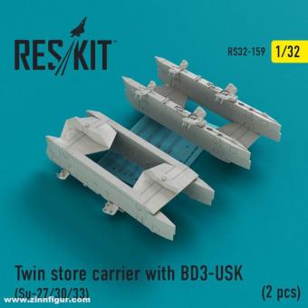 Twin Store Carrier mit BD3-USK (2 Stück) 