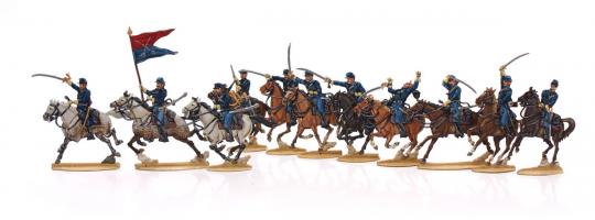US cavalry in attack 
