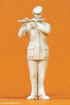 Female musician with flute 