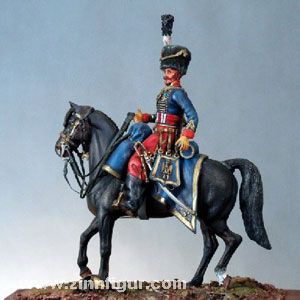 Officier du 11eme Hussards, tenue de campagne 1811-1812 