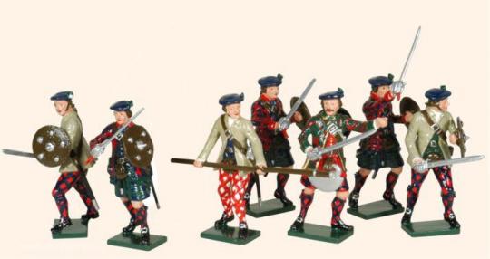 Highlander Clans-Leute 