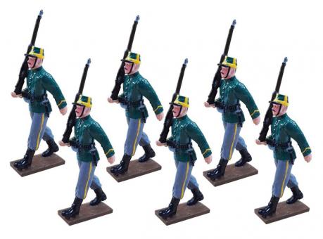 Marschierende Belgische Infanterie - 1. Carabinier Regiment 
