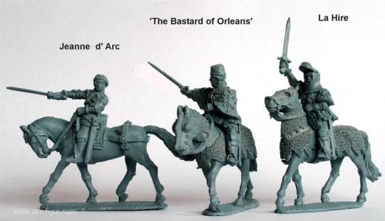 Jeanne d'Arc, "Bastard von Orleans" & La Hire 