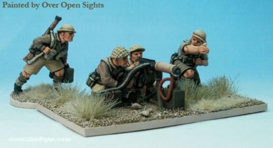 Vickers MG mit Soldaten 