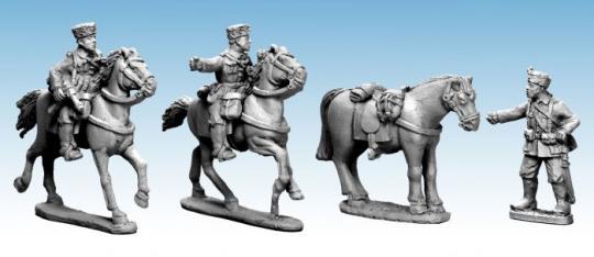 Wehrmacht Kosaken zu Pferd Kommandofiguren 