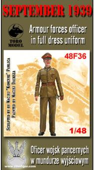 September 1939 - Polish armoured forces officer in full dress uniform 