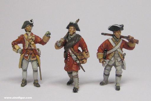 British Infantrymen - 1754-63 