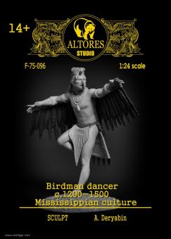 Birdman Dancer - Mississippi Culture - 12th - 15th Century 
