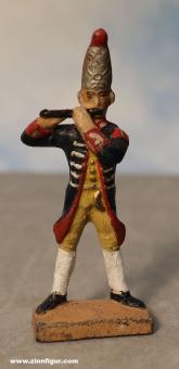 Prussian grenadier fifer standing 