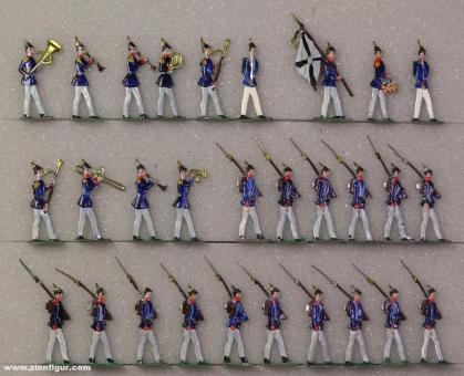 Infanterie mit Musik im Marsch 
